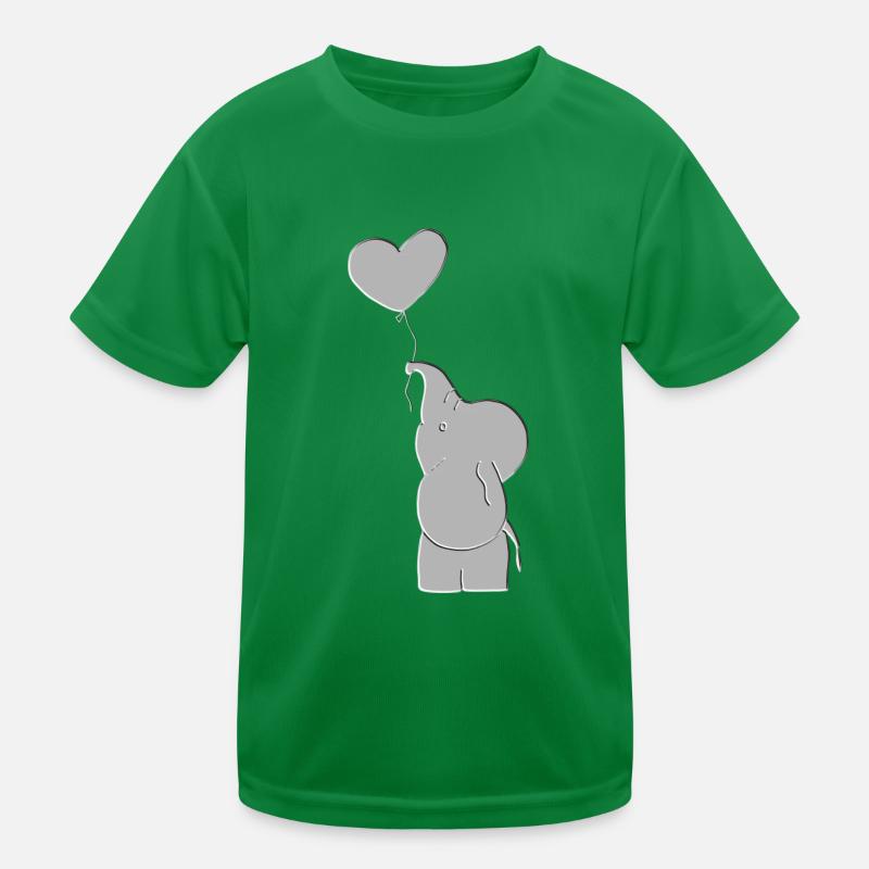 elefant relief luftballon Kinder Funktions-T-Shirt