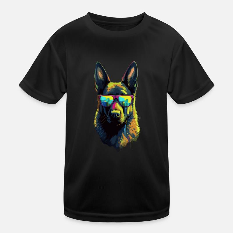 Deutscher Schäferhund Hund Hunderasse Kinder Funktions-T-Shirt