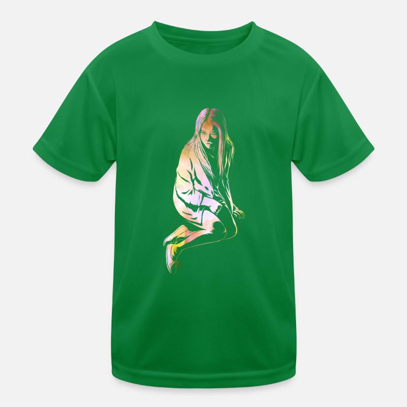 Fille de feu T-shirt sport Enfant