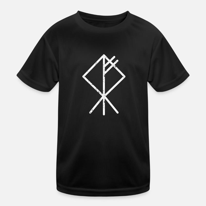 Wolf Vikings Rune Symbole Glyphe Idées cadeaux T-shirt sport Enfant