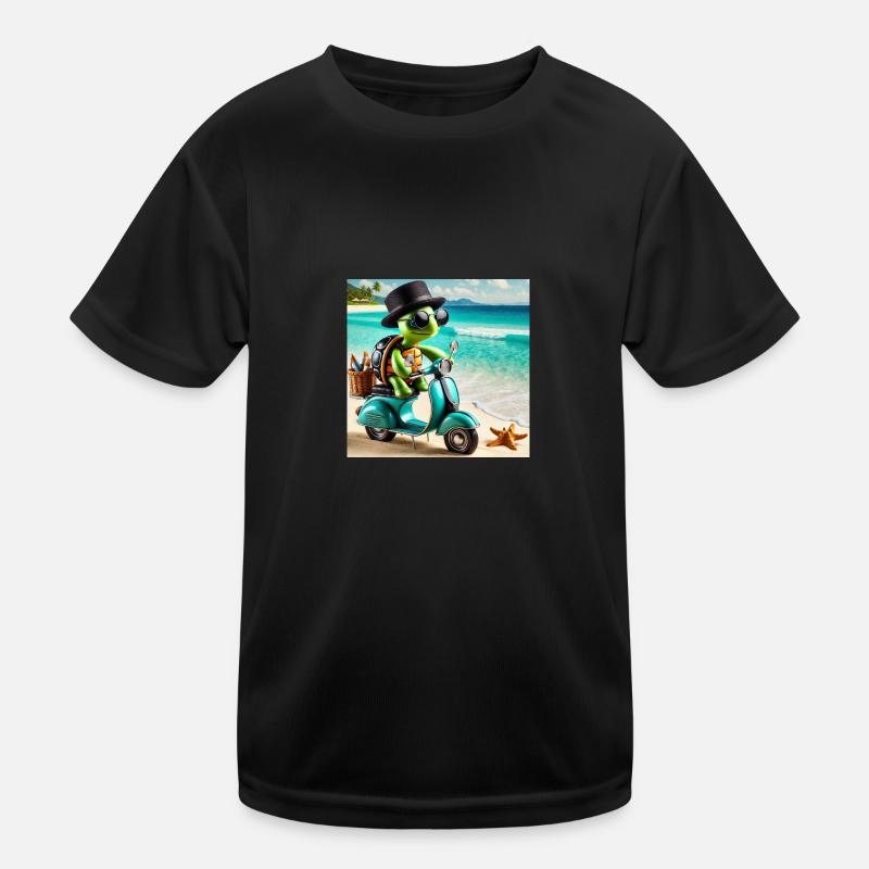 Strand-Bösewicht Kinder Funktions-T-Shirt