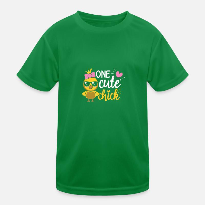 Un joli jeu de mots d’animal de poussin drôle jour de Pâques T-shirt sport Enfant