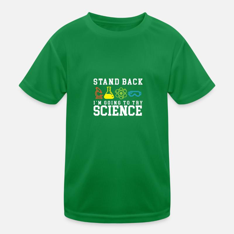 Stand Back Laboratory Experiment Cadeau T-shirt sport Enfant