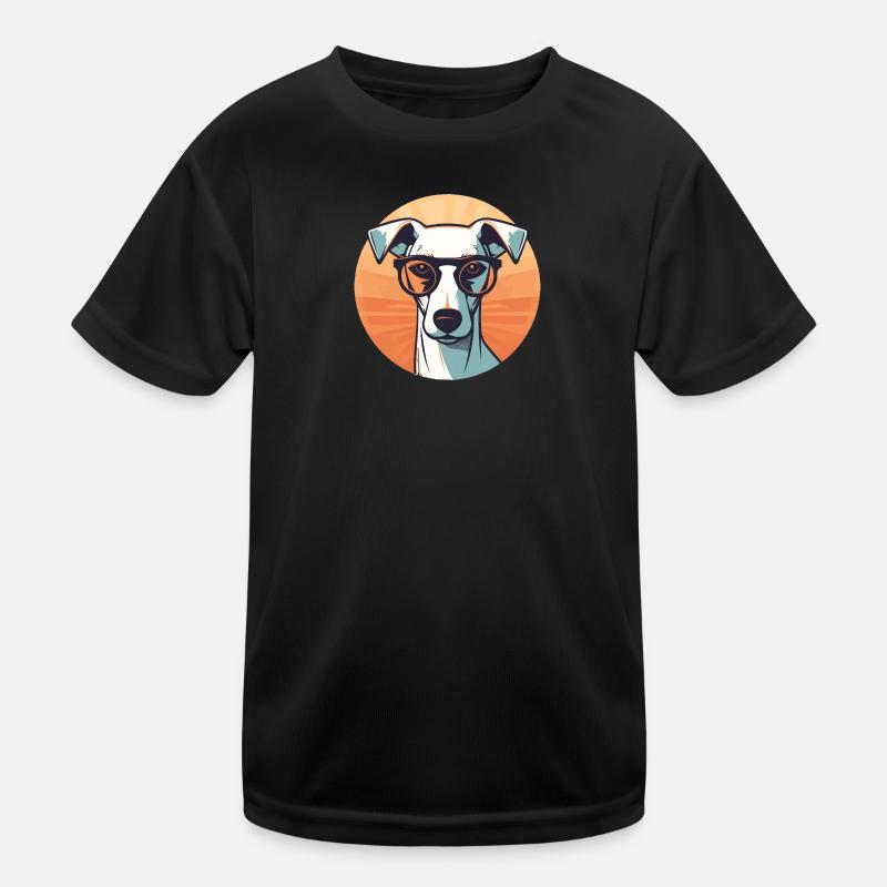 Chien avec des lunettes de soleil T-shirt sport Enfant