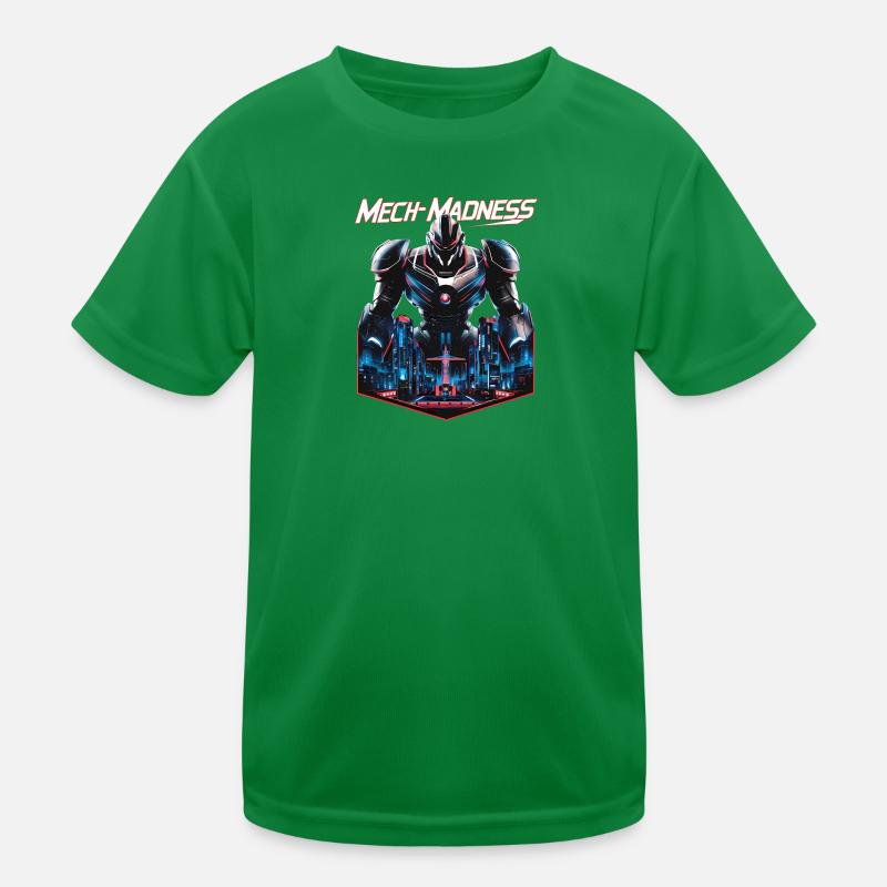 Roboter im Cyberpunk-Stil Kinder Funktions-T-Shirt