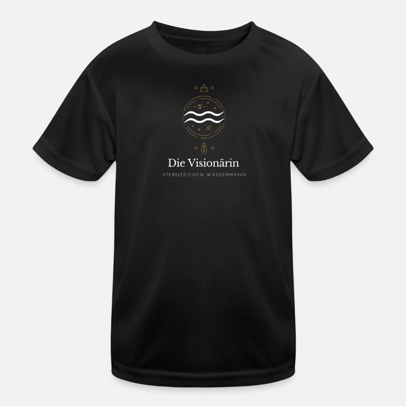 Die Visionärin Kosmos Kinder Funktions-T-Shirt
