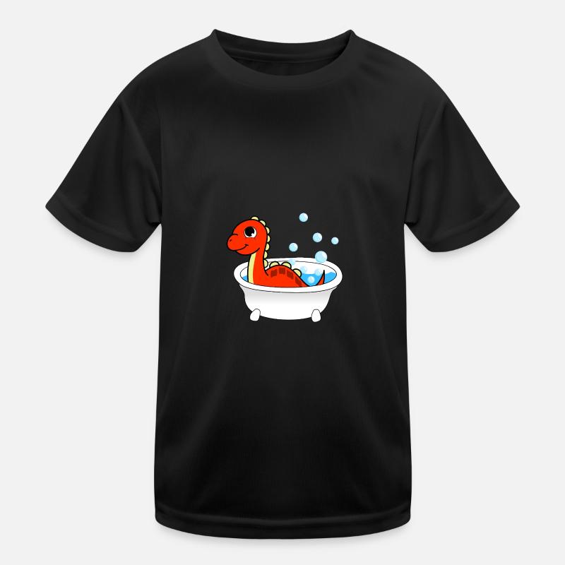Bathtubs Dinosaur Kids Functional T-Shirt