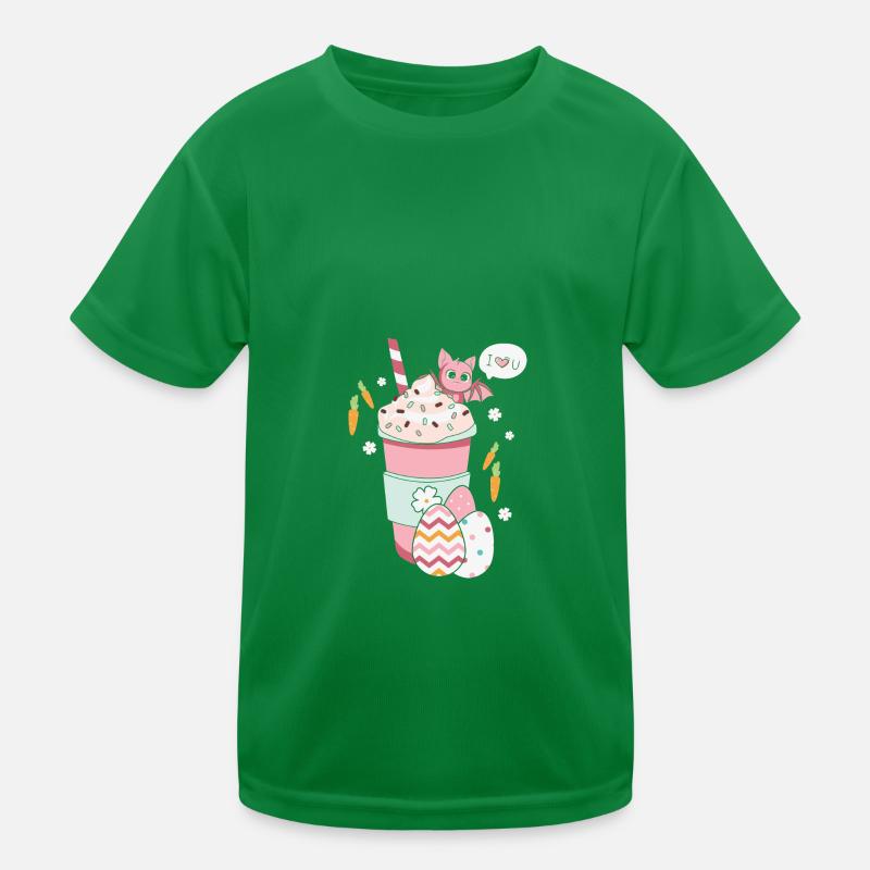 BOW Easter Chibi Cup 02 Kids Functional T-Shirt