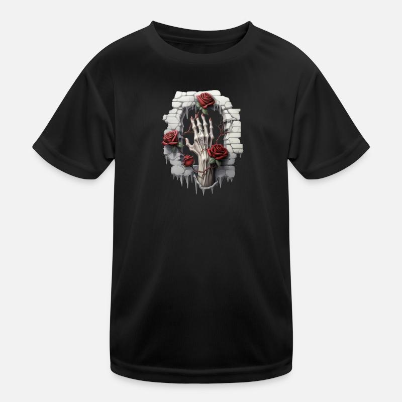 Rosen und Illustrationen: Eine Gothic-Sammlung Kinder Funktions-T-Shirt
