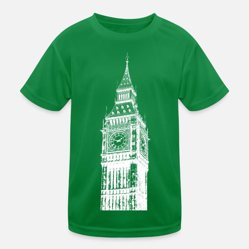 BIG BEN MONUMENTS ANGLETERRE LONDRES STENCIL T-shirt sport Enfant