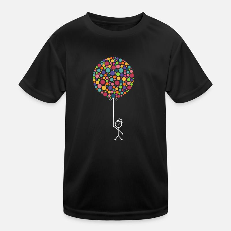 Balloon Sticks Kids Functional T-Shirt