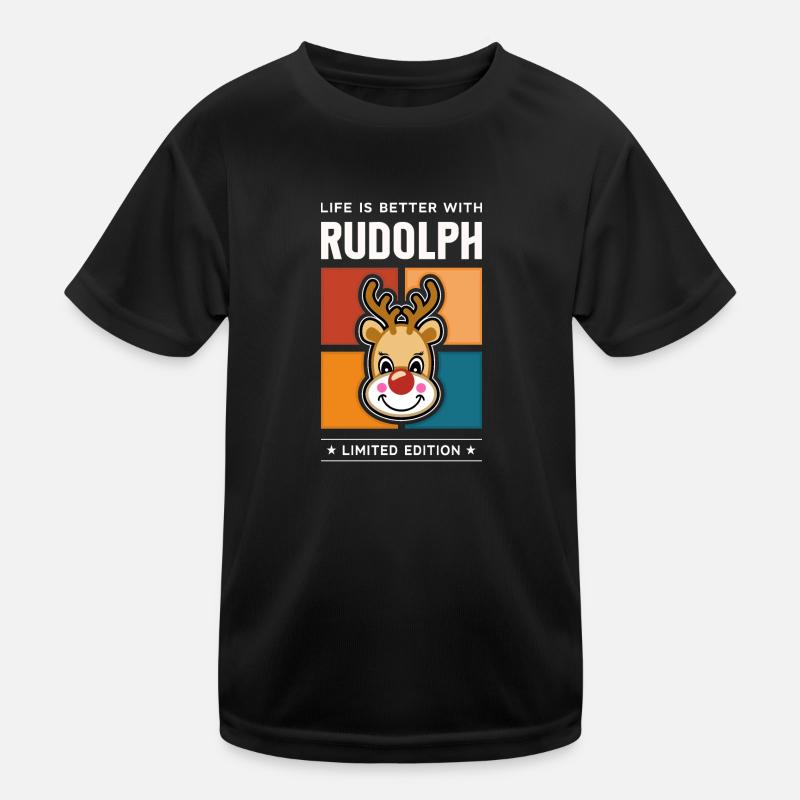 Rudolph Kids Functional T-Shirt