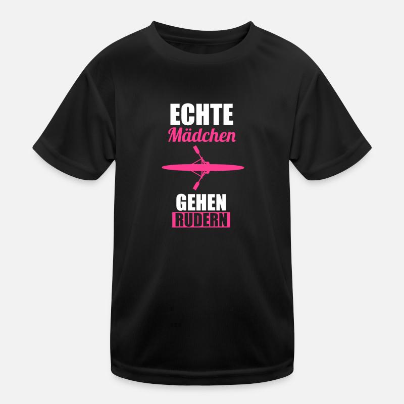 Rudern Mädchen Ruderer Ruder Geschenk Kinder Funktions-T-Shirt