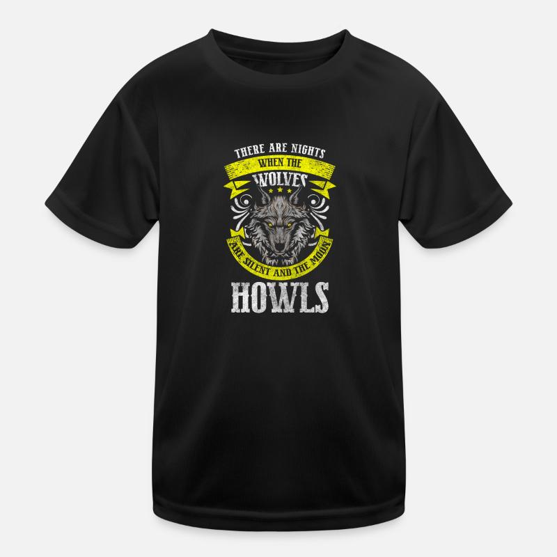 Wolfpack Wolfhound Wild Wilderness T-shirt sport Enfant