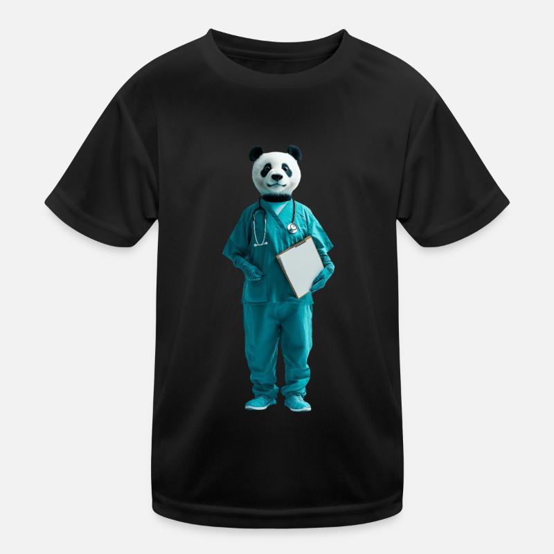 Panda Kinder Funktions-T-Shirt