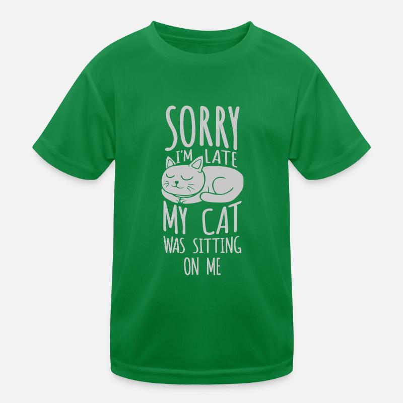 désolé chat était assis T-shirt sport Enfant