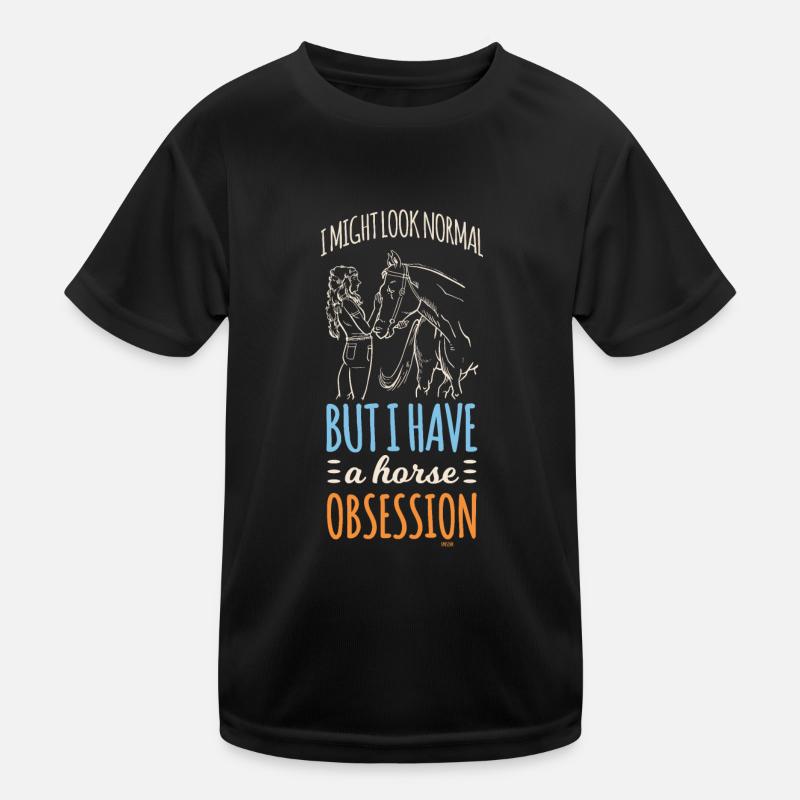 passionné de chevaux T-shirt sport Enfant