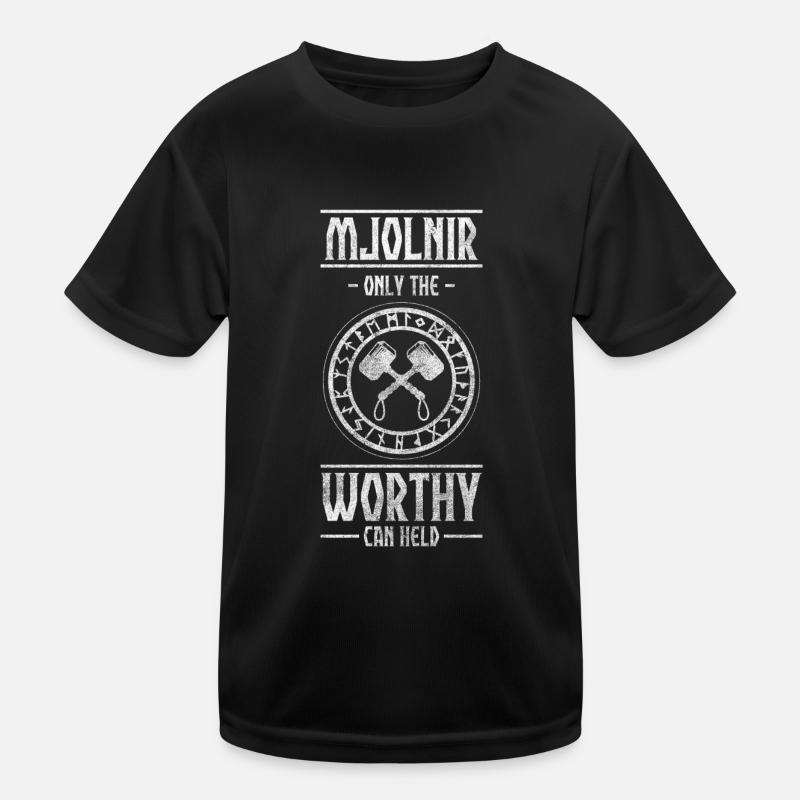 Thor Valhalla Gods German Kids Functional T-Shirt