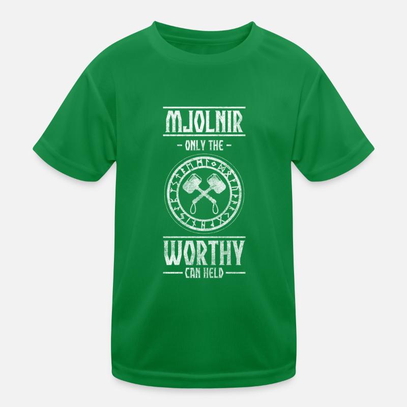 Thor Valhalla Gods German Kids Functional T-Shirt