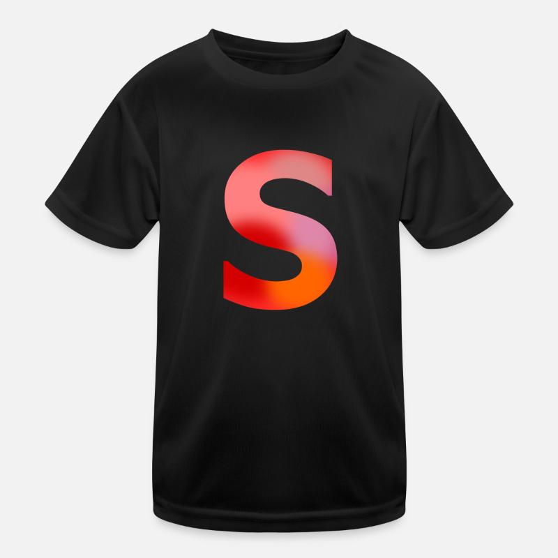 Lettre S T-shirt sport Enfant