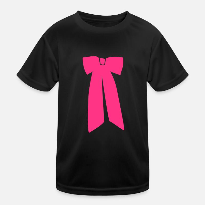 Bow Tie Girl tie corbata Krawatte Kids Functional T-Shirt