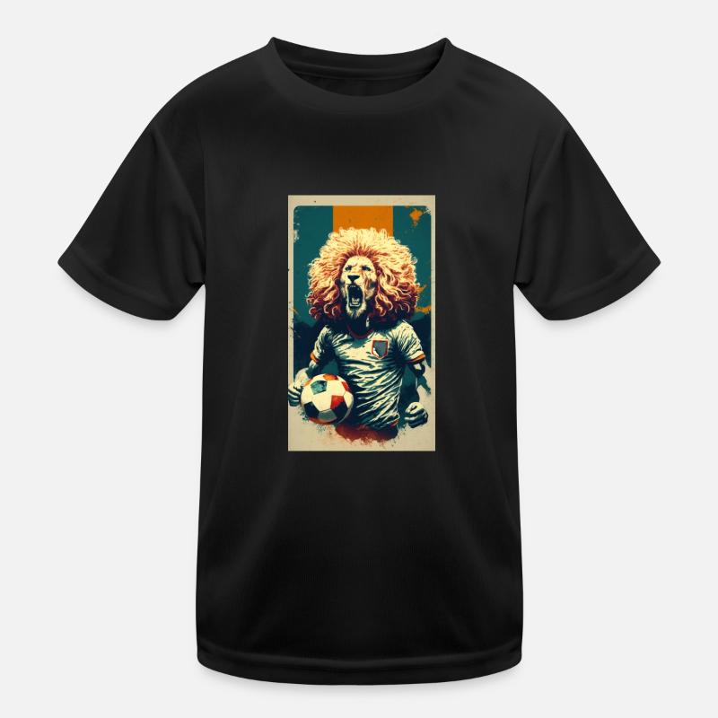 Löwe Kinder Funktions-T-Shirt