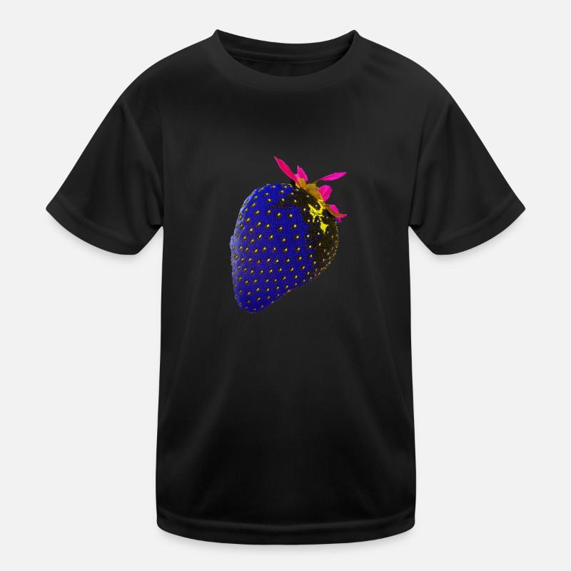 Fraise, technique, high-tech, illustration T-shirt sport Enfant