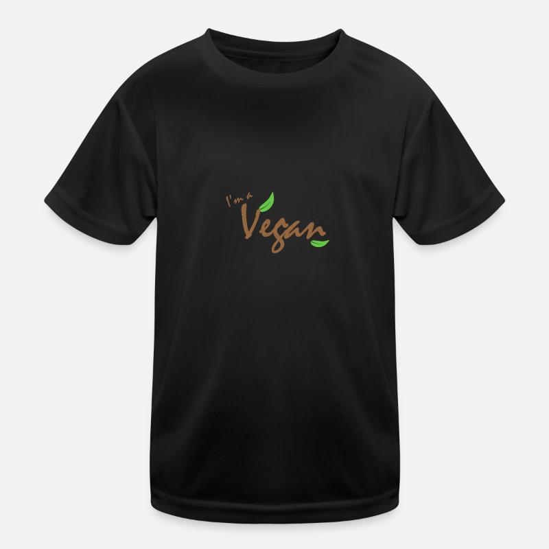 Je suis un végétalien T-shirt sport Enfant