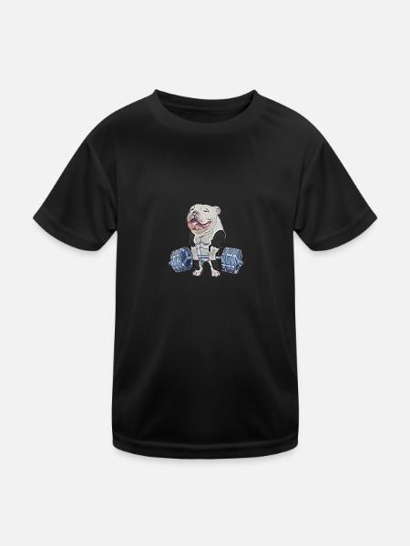 Muscle Bully - Kids Functional T-Shirt - black - Front