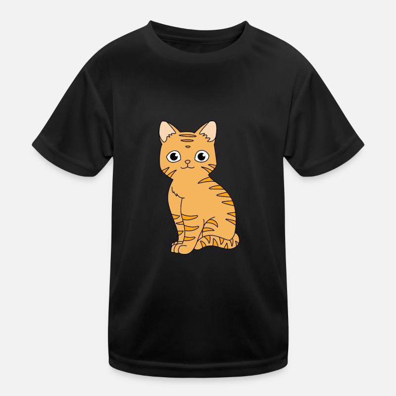 Tabby Katze Kinder Funktions-T-Shirt