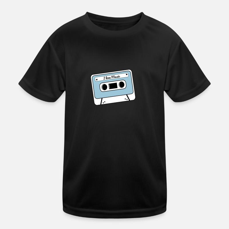 Kassette Kinder Funktions-T-Shirt