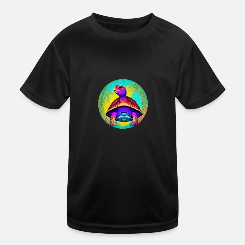 Schildkröte Kinder Funktions-T-Shirt