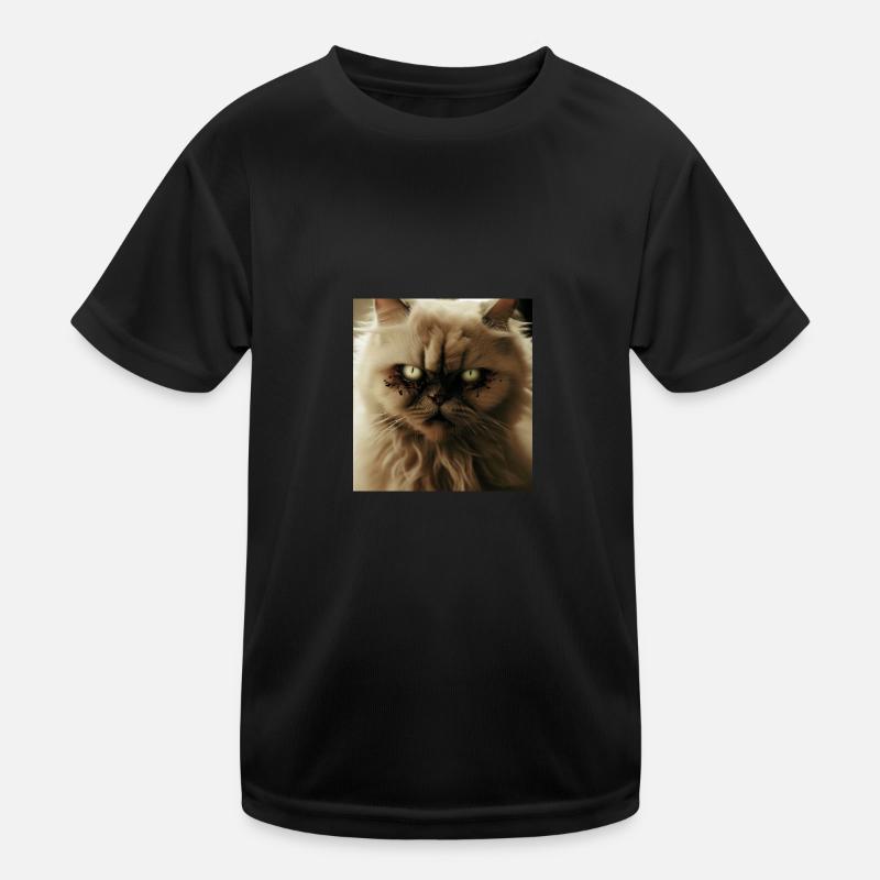 Perserkatze Negan als Vampir Kinder Funktions-T-Shirt