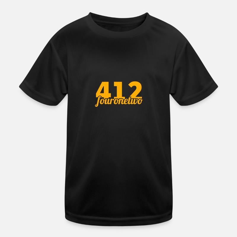 Pittsburgh 412 Kinder Funktions-T-Shirt