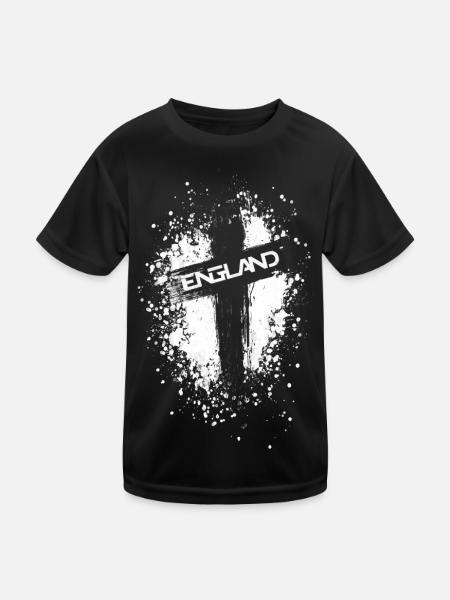 Cross Ink Splash - Kids Functional T-Shirt - black - Front
