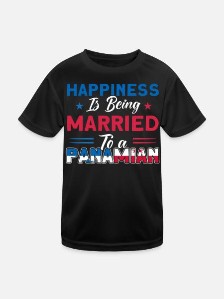 Panamanian Flag Panamanian Roots gift - Kids Functional T-Shirt - black - Front