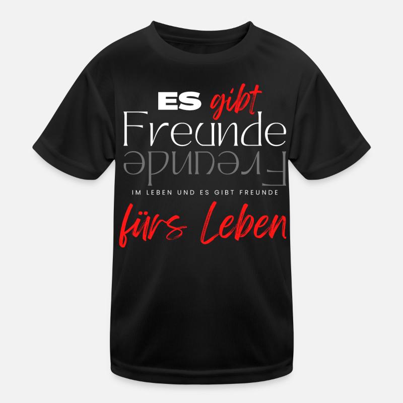 Beste Freunde FREUND Kumpel Kumpels Kinder Funktions-T-Shirt