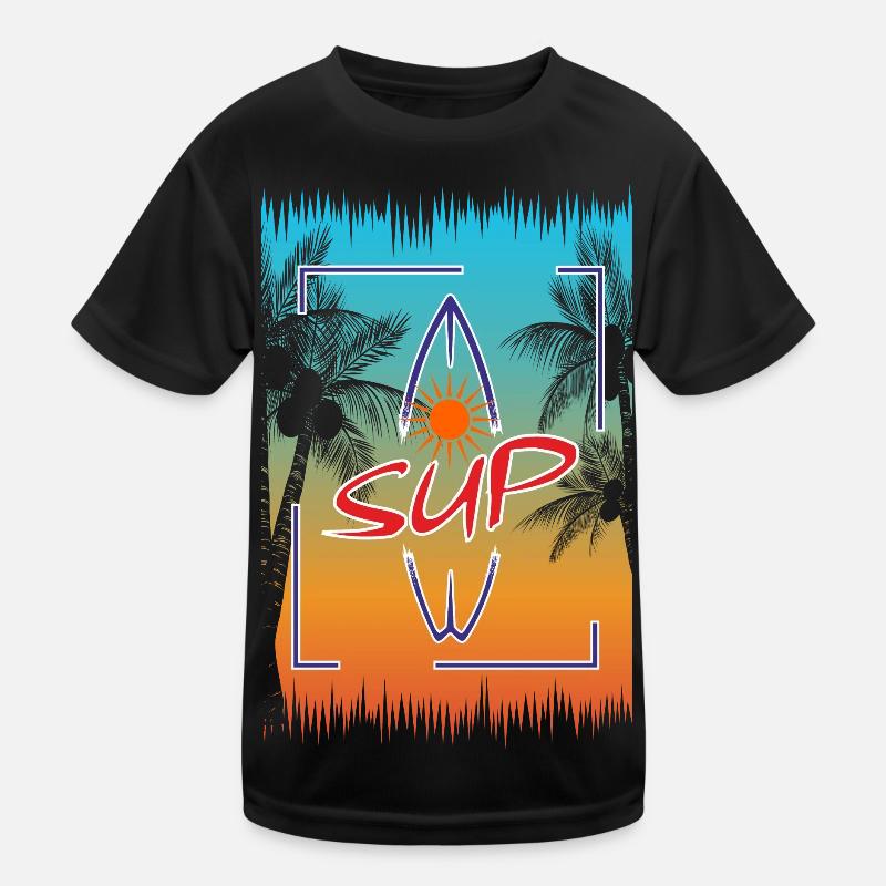 SUP Board Paddle Stand Up Paddling Shirt Kids Functional T-Shirt