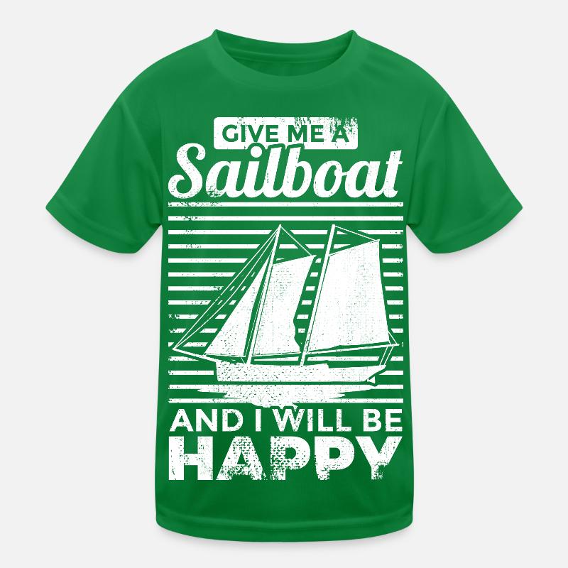 Sailing saying Kids Functional T-Shirt