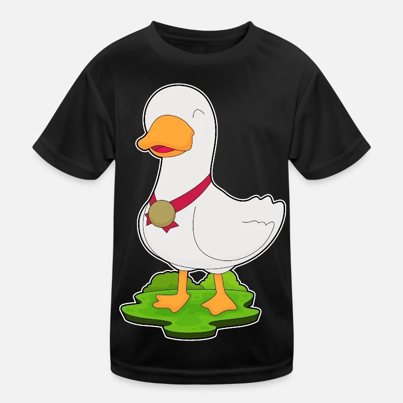 Ente Medaille Kinder Funktions-T-Shirt