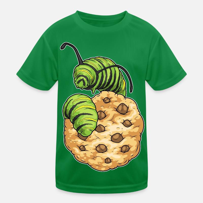 Raupe Cookie Kinder Funktions-T-Shirt