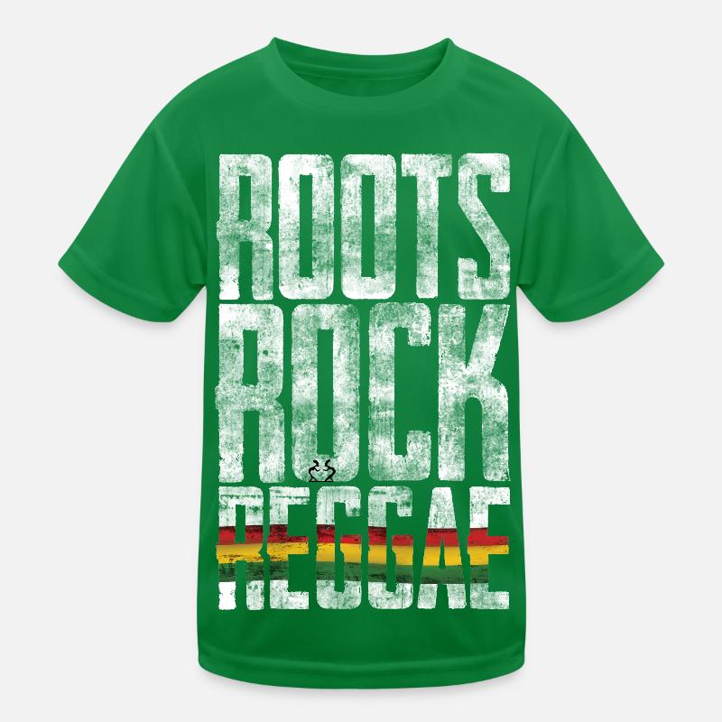 Drapeau Roots Rock Reggae T-shirt sport Enfant
