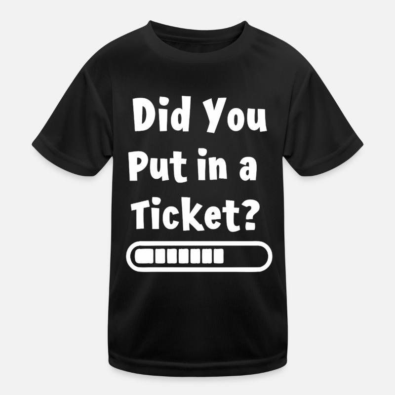 Hast du ein Ticket erstellt? Lustiges IT Meme Kinder Funktions-T-Shirt