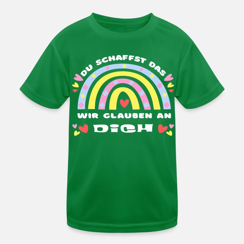 GLÜCKSBRINGER Du schaffst das! Wir glauben an dich Kinder Funktions-T-Shirt