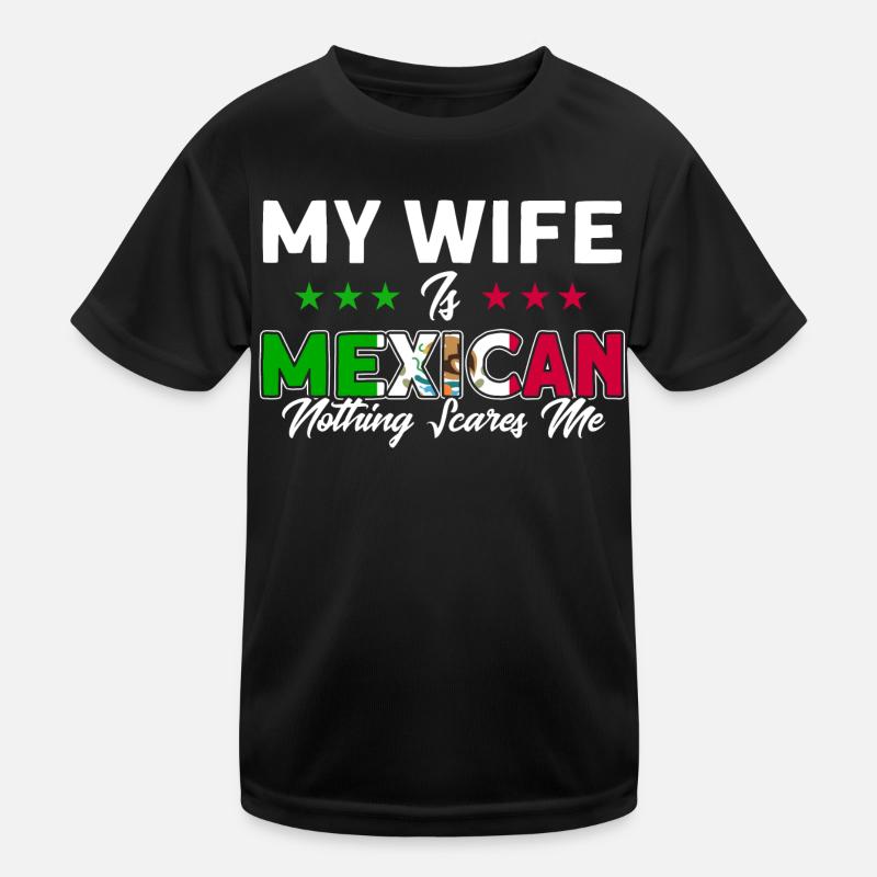 Mexican Flag Mexican Roots Gift Kids Functional T-Shirt