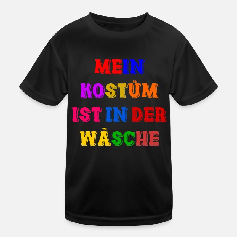 Karneval Kostüm Damen Geschenk Fasching Fastnacht Kinder Funktions-T-Shirt