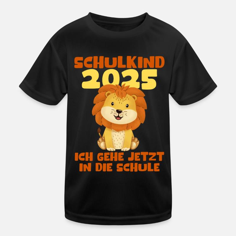 Schulkind 2025 Junge Mädchen Einschulung 2025 Deko Kinder Funktions-T-Shirt