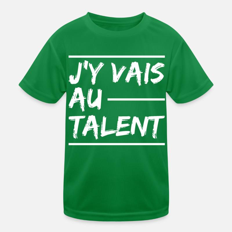 J'y Vais Au Talent J y Vais Au Culot Zero Pression T-shirt sport Enfant