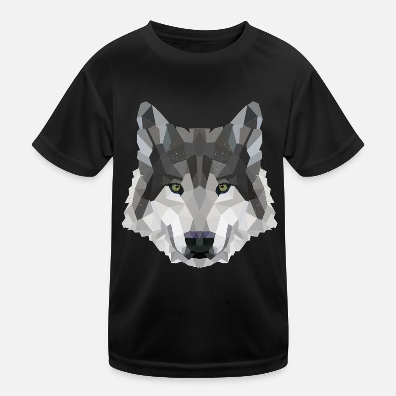 POLYGON WOLF MYTH FANTASY Husky Kinder Funktions-T-Shirt
