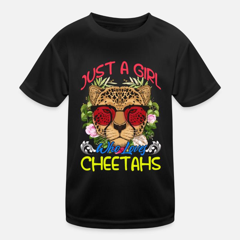 Cheetah Cheetah Cheetah Leopard Chetah Gift Kids Functional T-Shirt